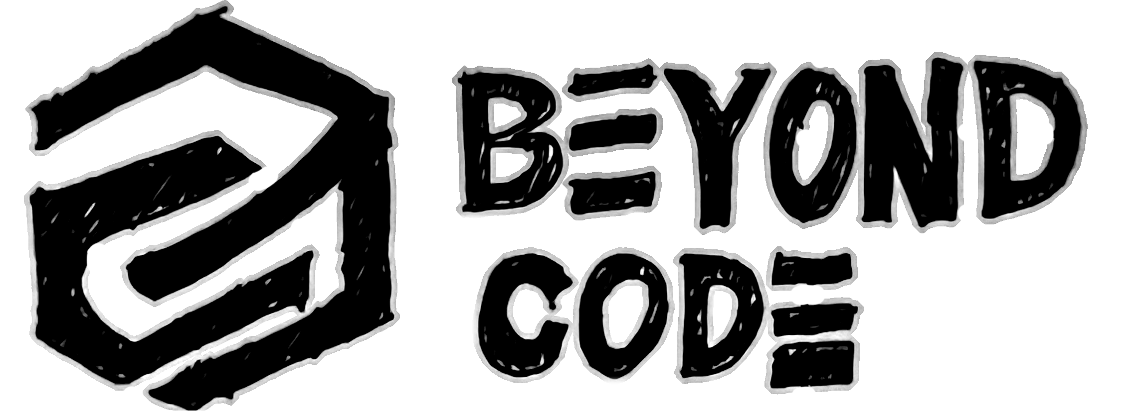 Beyond Code logo, pen-sketch version